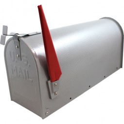 US Mailbox Silber CM-13460 Incl. Wandhalterung